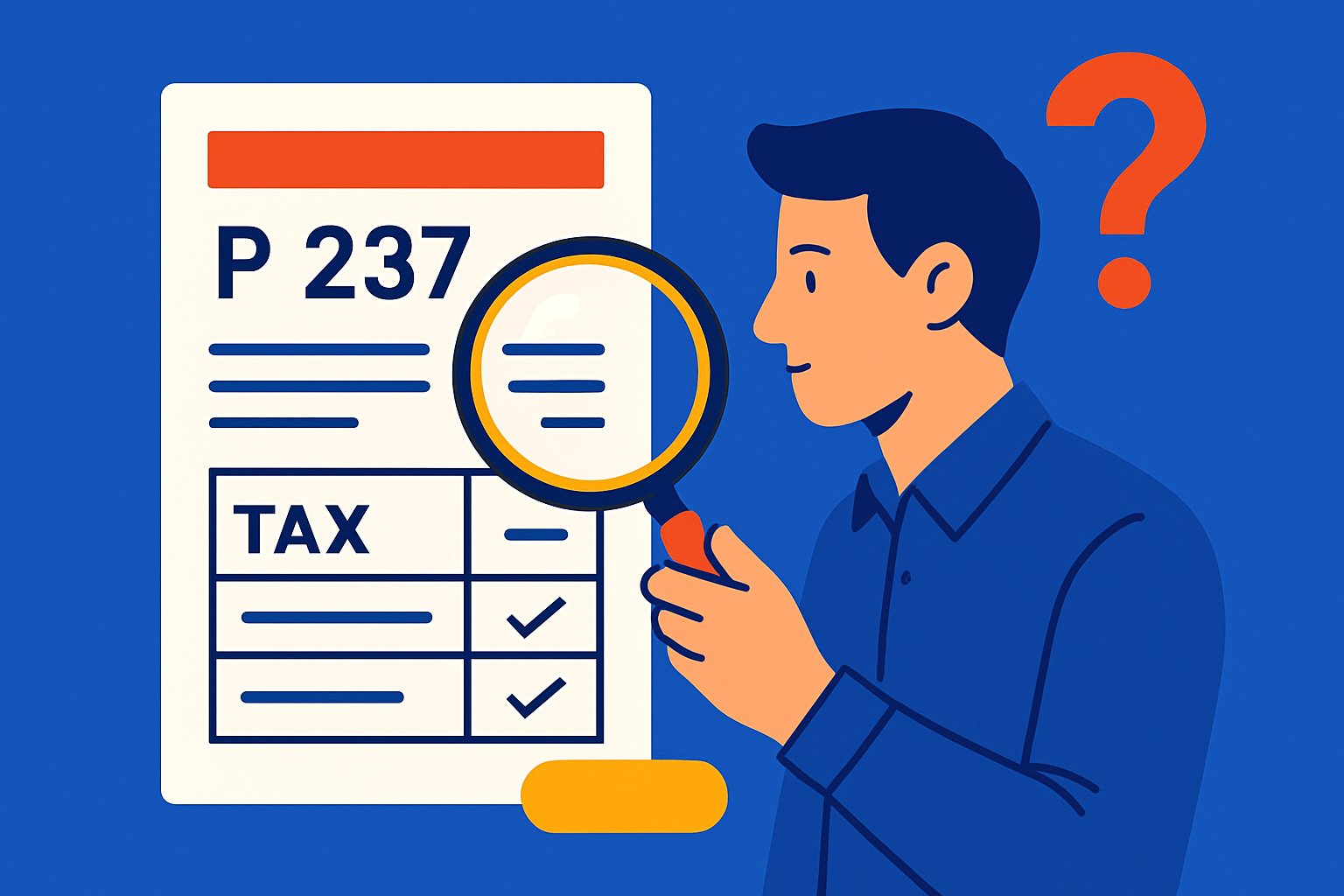 Bordereau de situation fiscale modèle P 237 : à quoi sert-il et comment l'obtenir ?