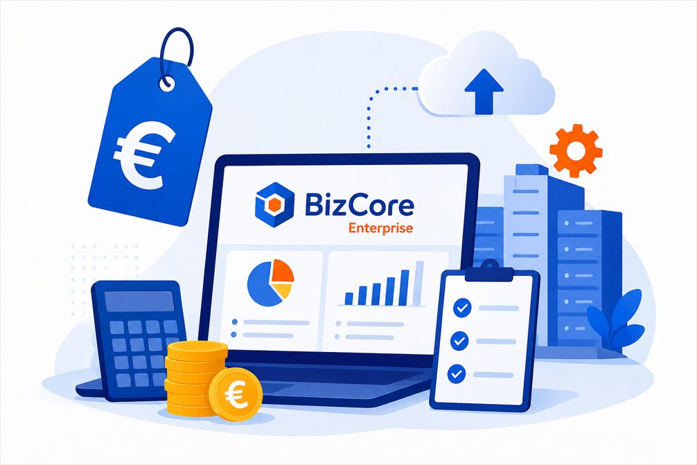 Combien coûte ERP BizCore Enterprise ? Prix et déploiement