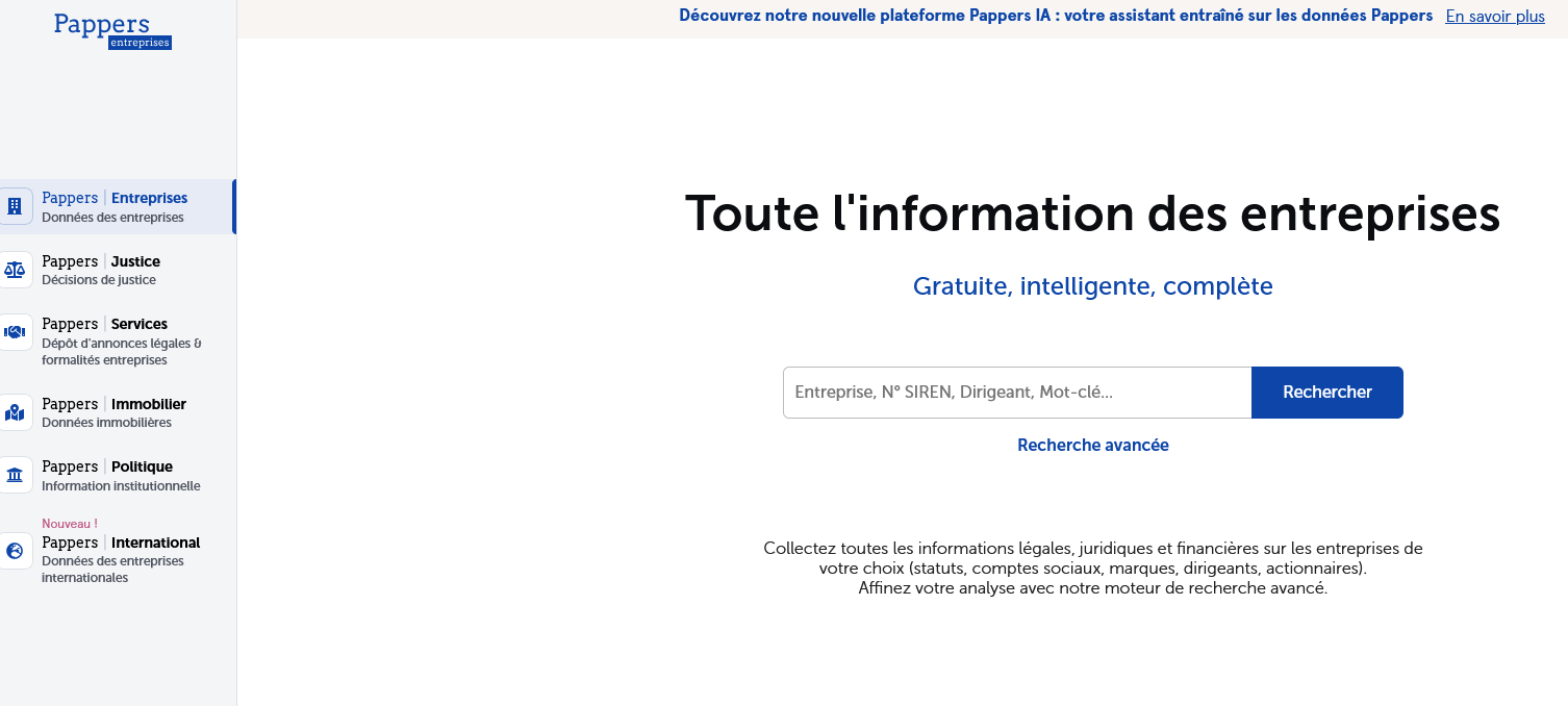Pappers : Où puis-je trouver le RCS d'une entreprise ?