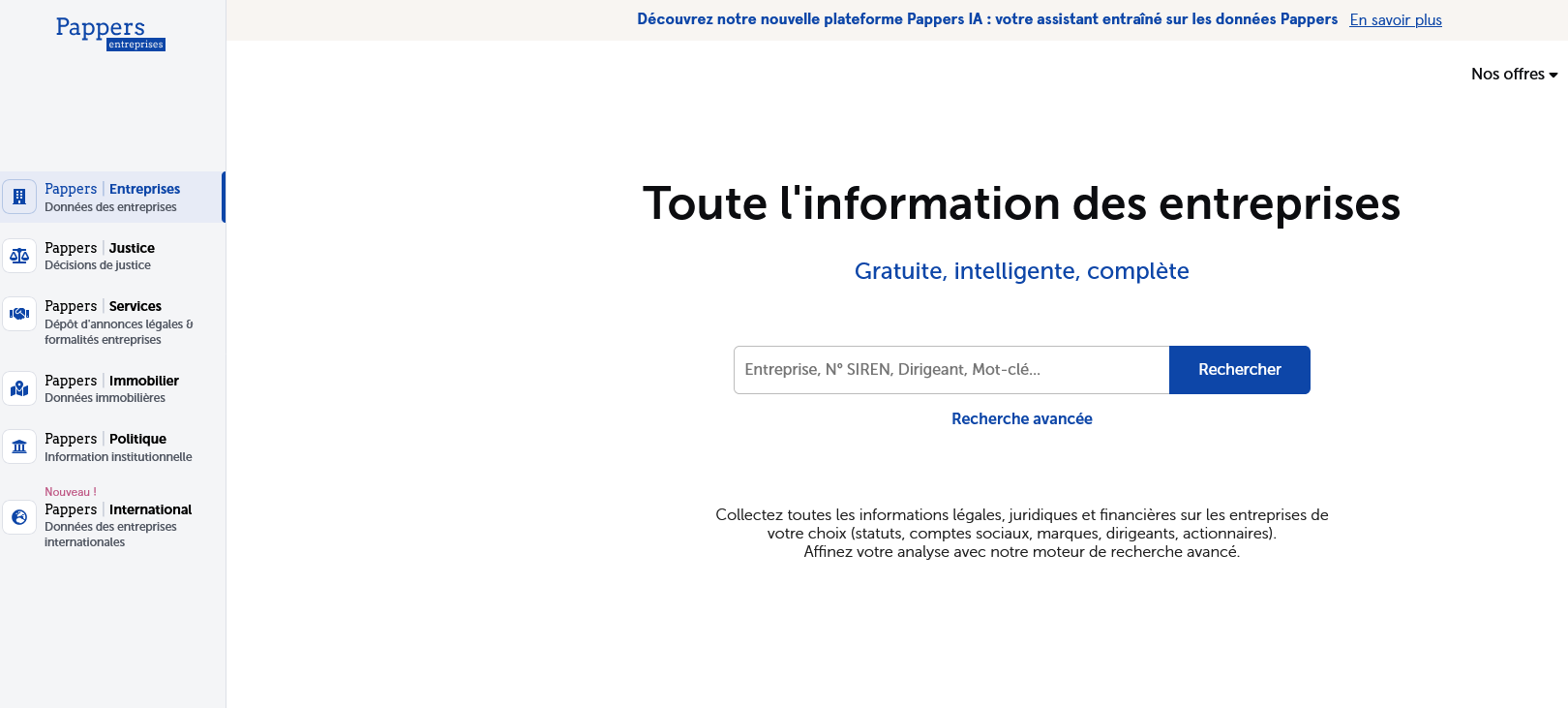Pappers, le site parfait pour la recherche d'entreprise ?