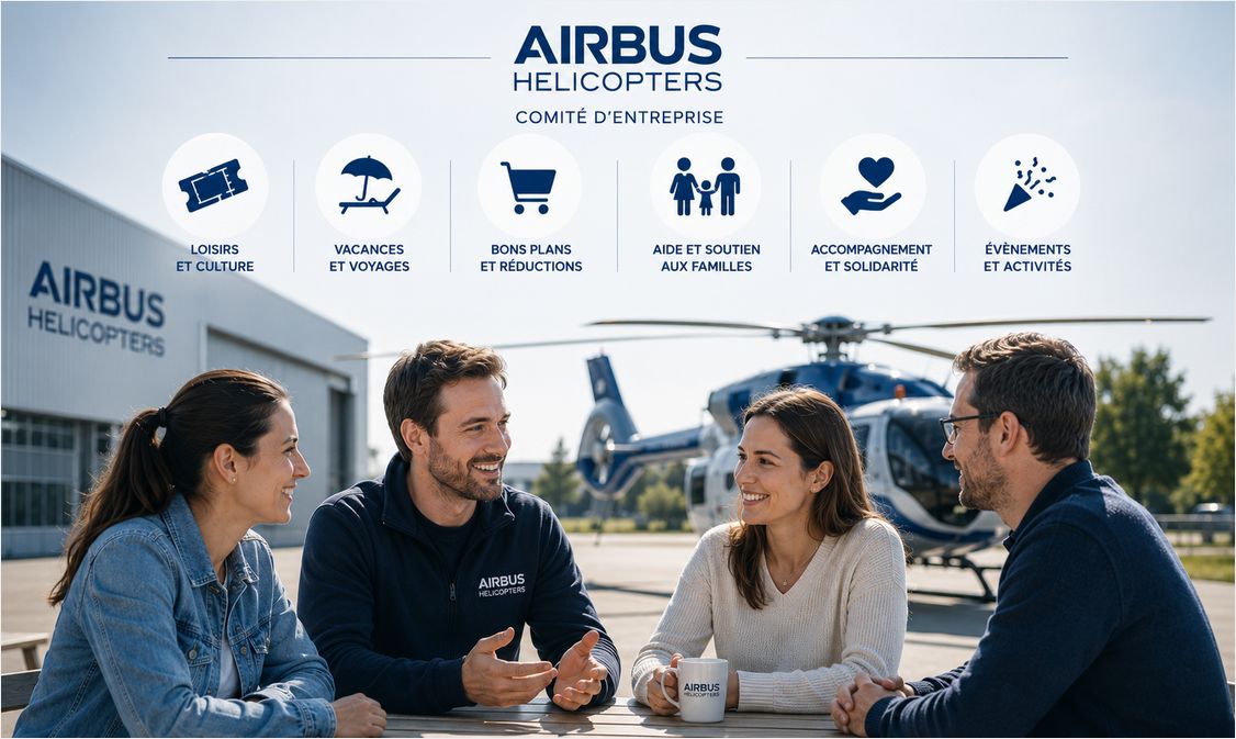 Quels avantages propose le comité d’entreprise Airbus Helicopters ?