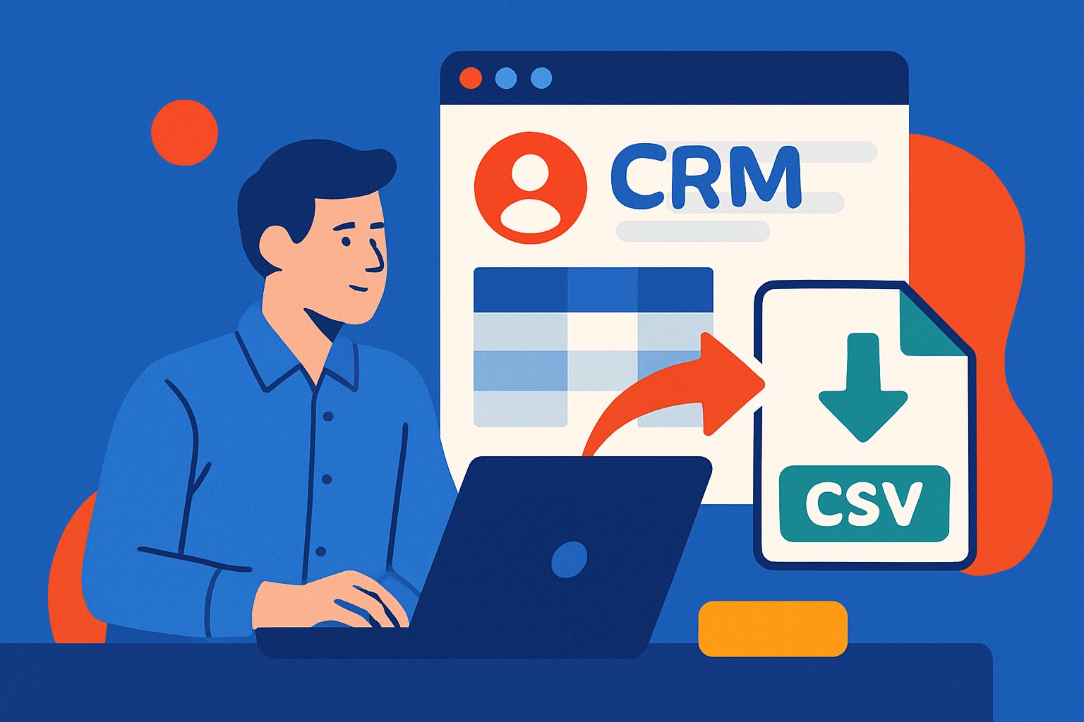 Comment exporter les données SalesTrack CRM au format CSV
